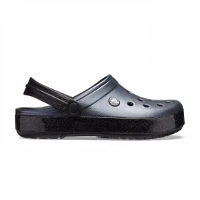 כפכף קרוקס פלטפורמה Crocband Platform Metalic Black CLG 205912-002