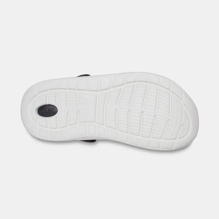 כפכף קרוקס בהדפס פסים בצבע אפור/שחור Crocs 206410-0CD LiteRide Geopunk Clog