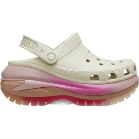 כפכפי קרוקס פלטפורמה במהדורה מיוחדת Crocs Mega Crush Colordip clog 208988-2Y3