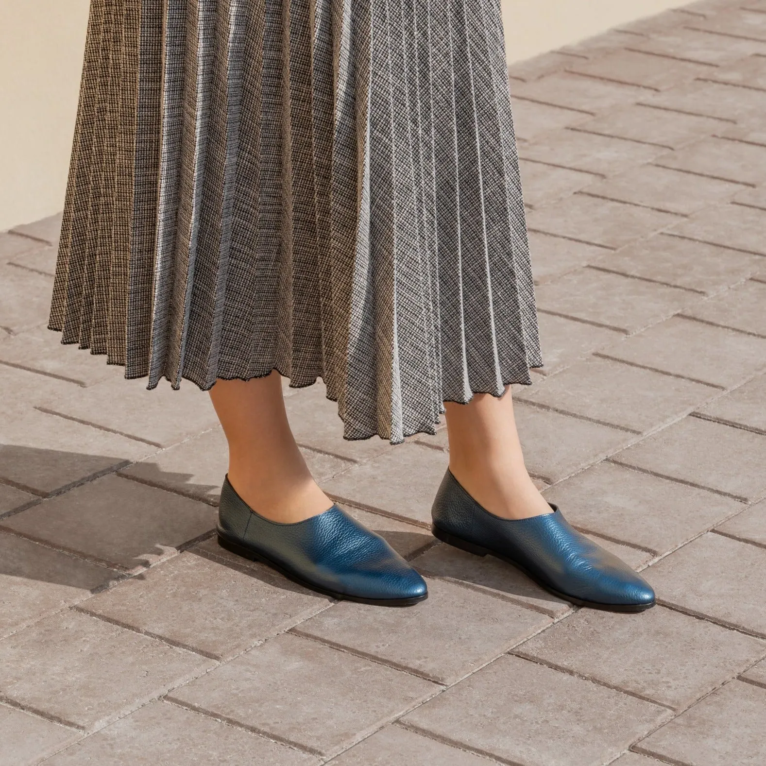 Adeela blue loafer
