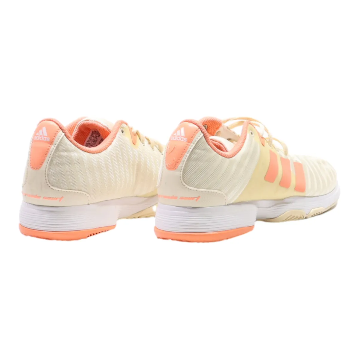 ADIDAS Barricade Court Sneaker Trainers Cream Synthetic Womens UK 6.5