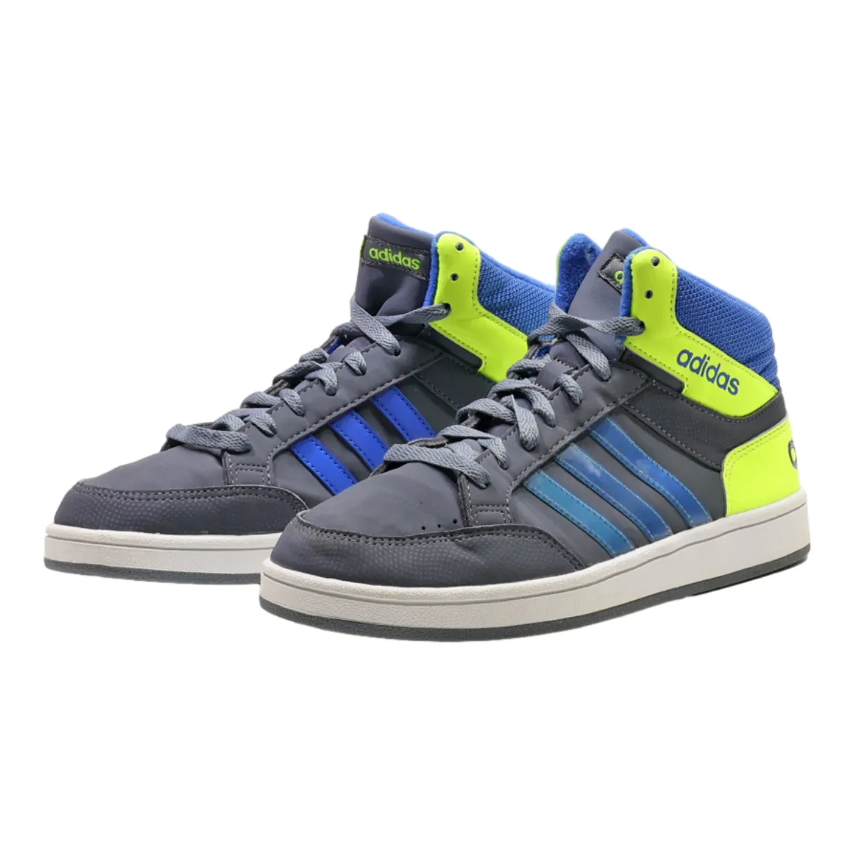 ADIDAS High Top Trainers Grey Suede Mens UK 5.5