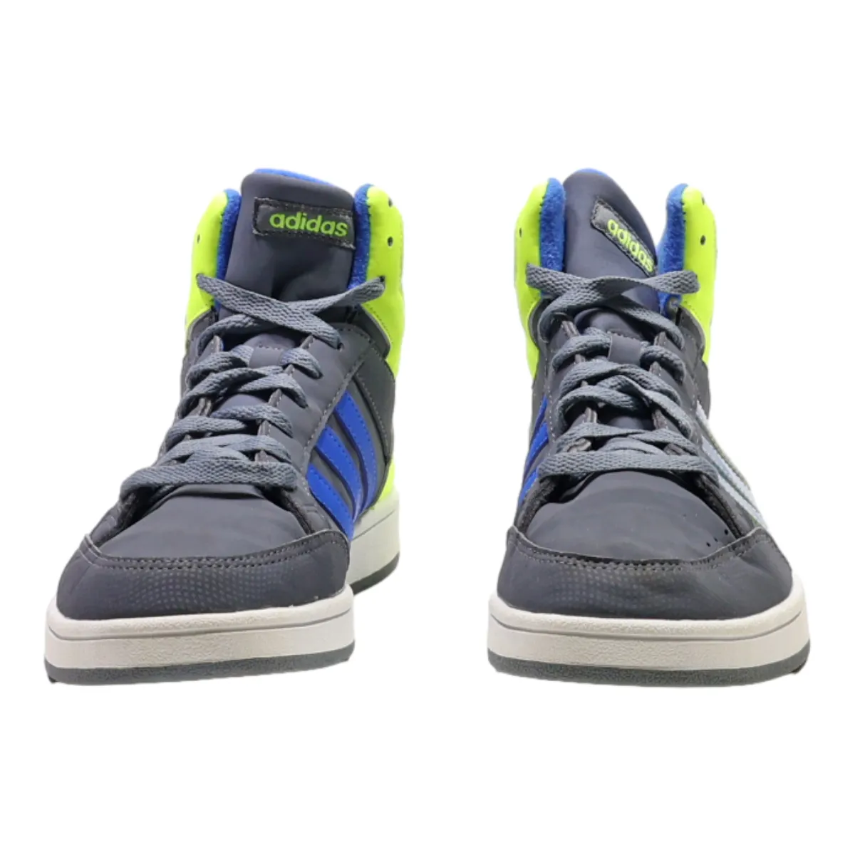 ADIDAS High Top Trainers Grey Suede Mens UK 5.5
