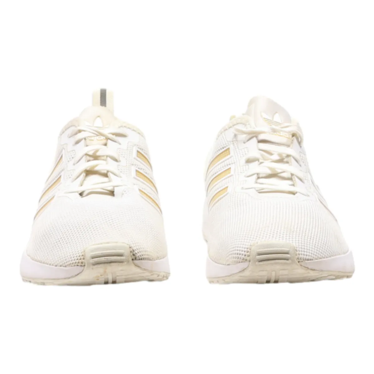 ADIDAS Low Top Trainers Beige Synthetic Mens UK 7.5