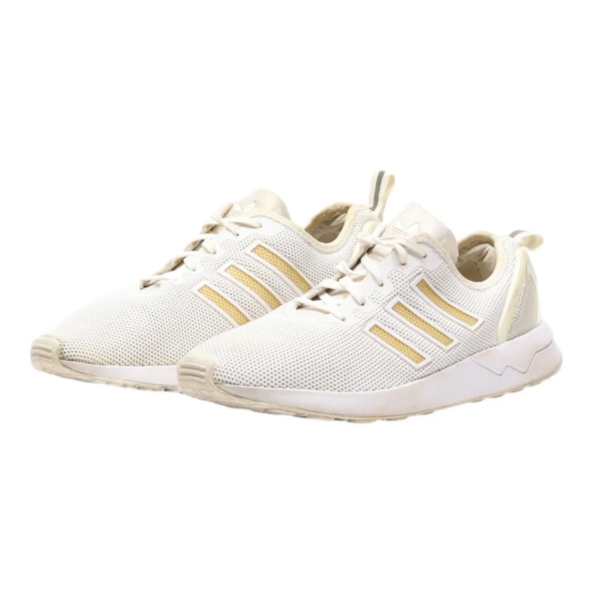 ADIDAS Low Top Trainers Beige Synthetic Mens UK 7.5