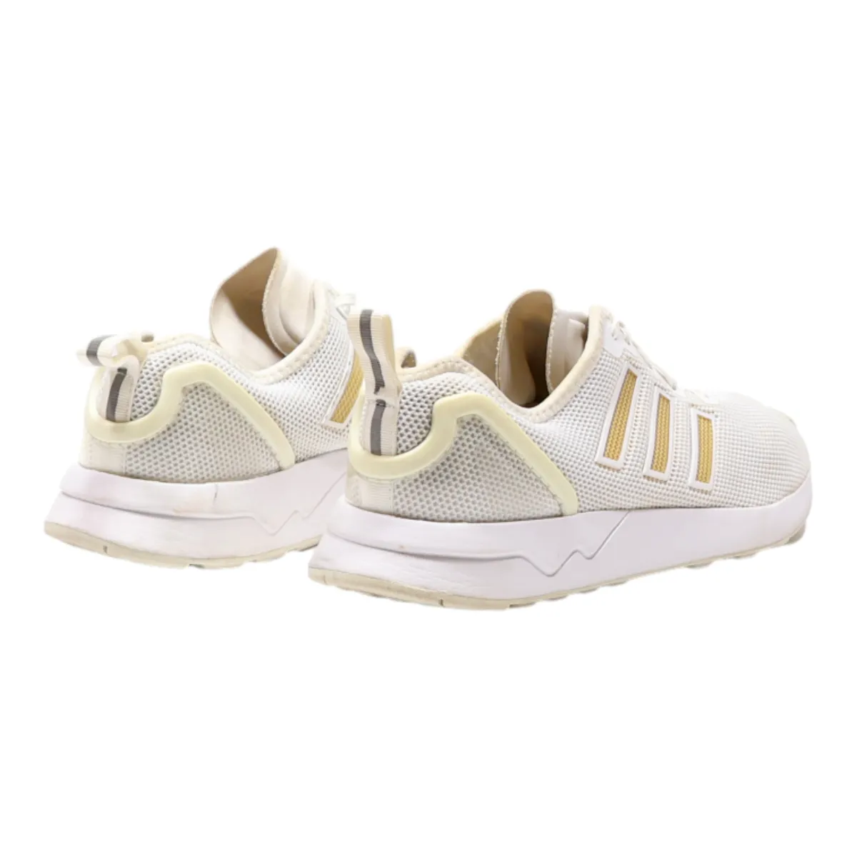 ADIDAS Low Top Trainers Beige Synthetic Mens UK 7.5