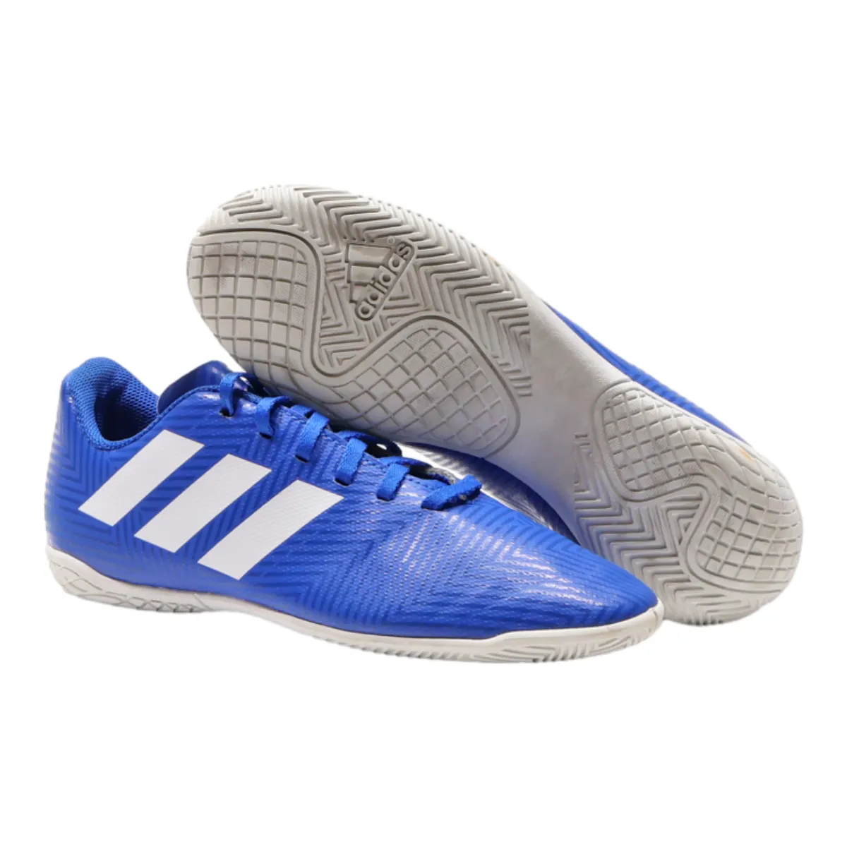ADIDAS Low Top Trainers Blue Synthetic Womens UK 4.5