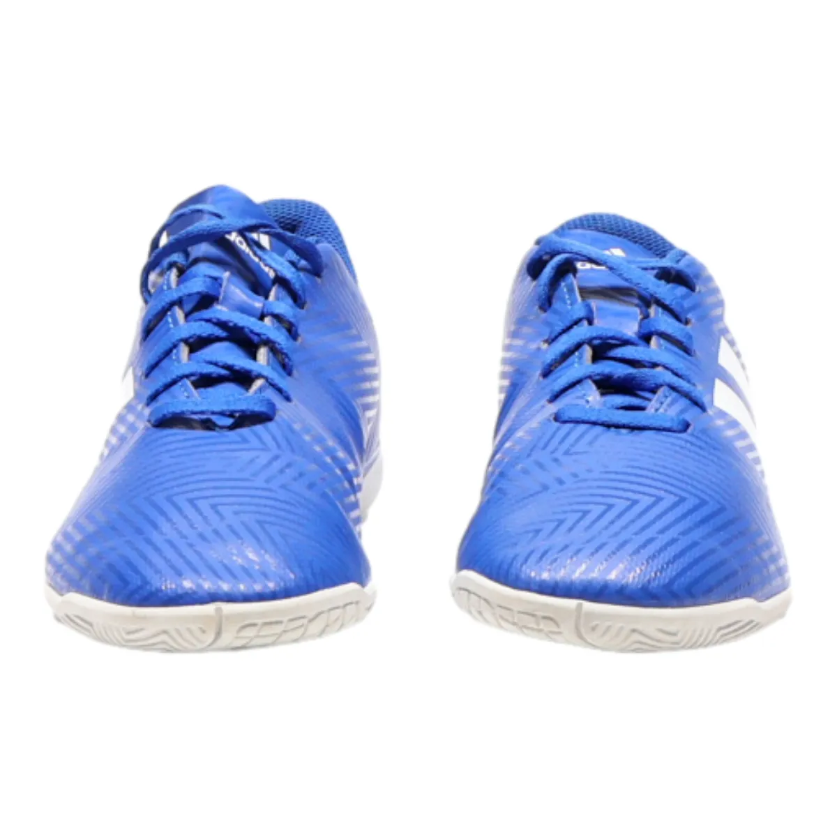 ADIDAS Low Top Trainers Blue Synthetic Womens UK 4.5