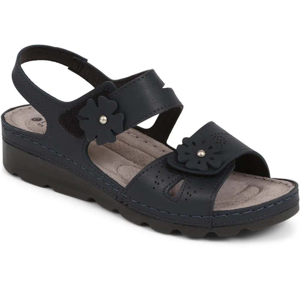 Adjustable Embellished Sandals - SERAY37007 / 323 473