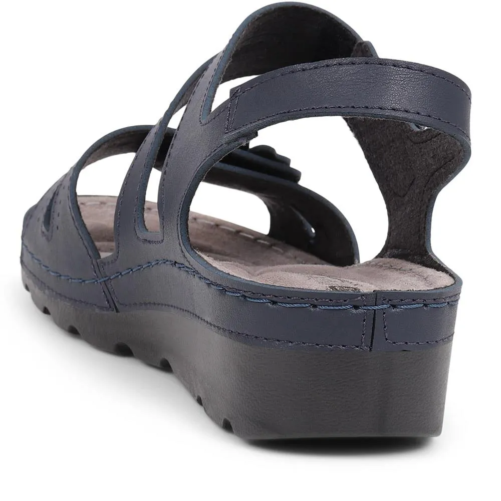 Adjustable Embellished Sandals - SERAY37007 / 323 473