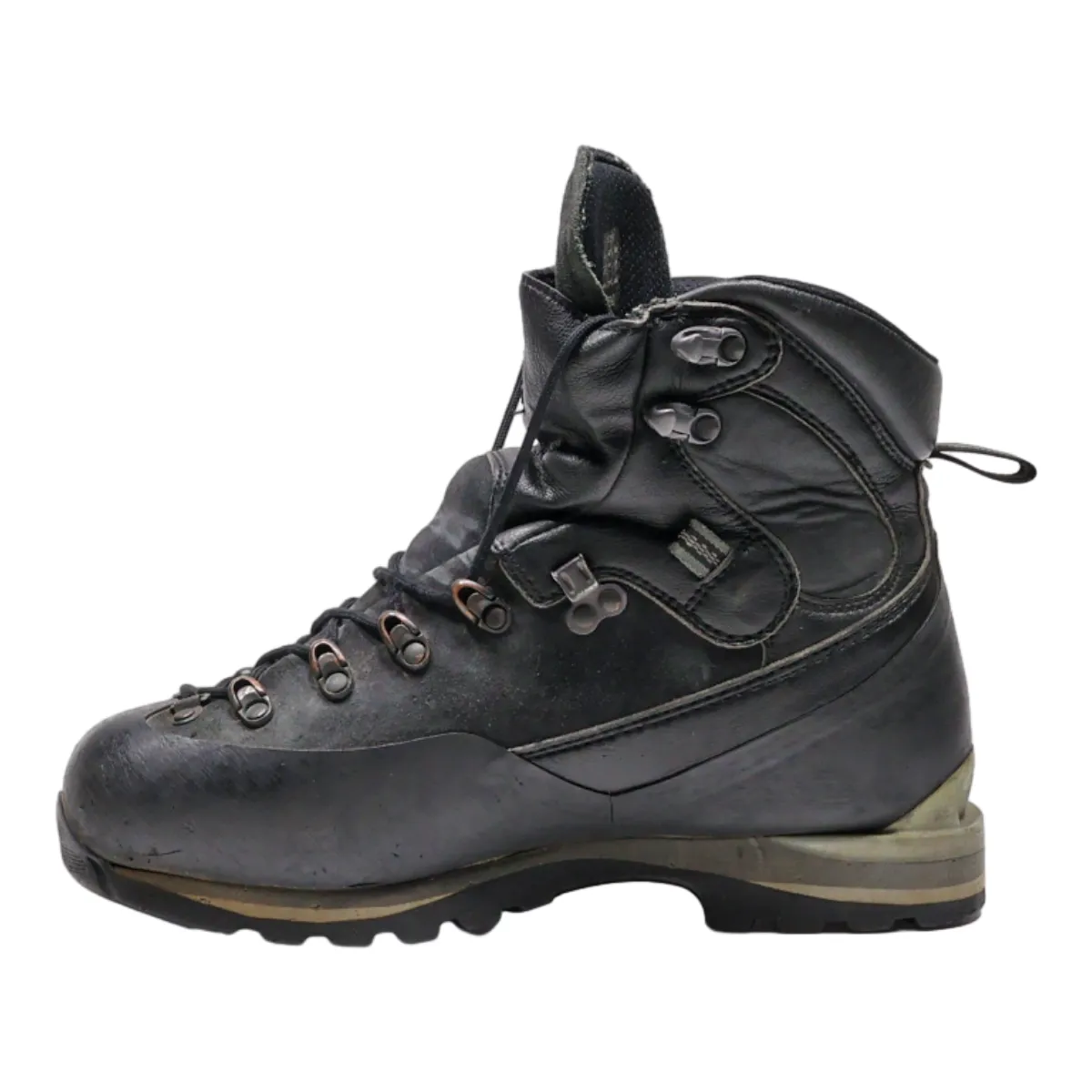 ASOLO Hiking Boots Black Leather Mens UK 7.5