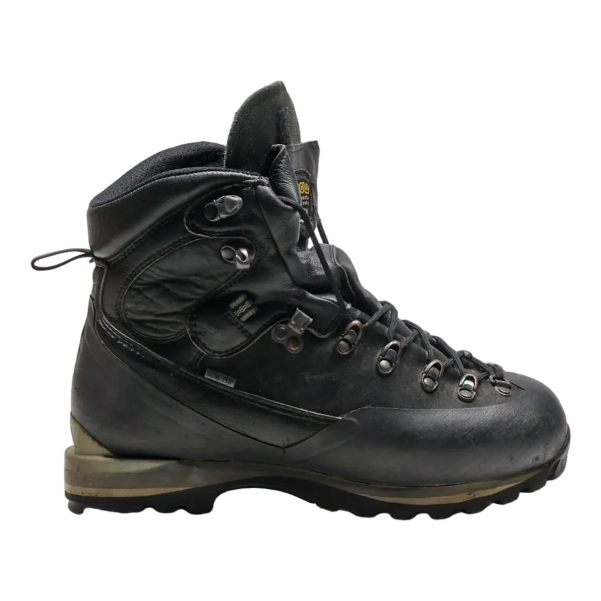 ASOLO Hiking Boots Black Leather Mens UK 7.5