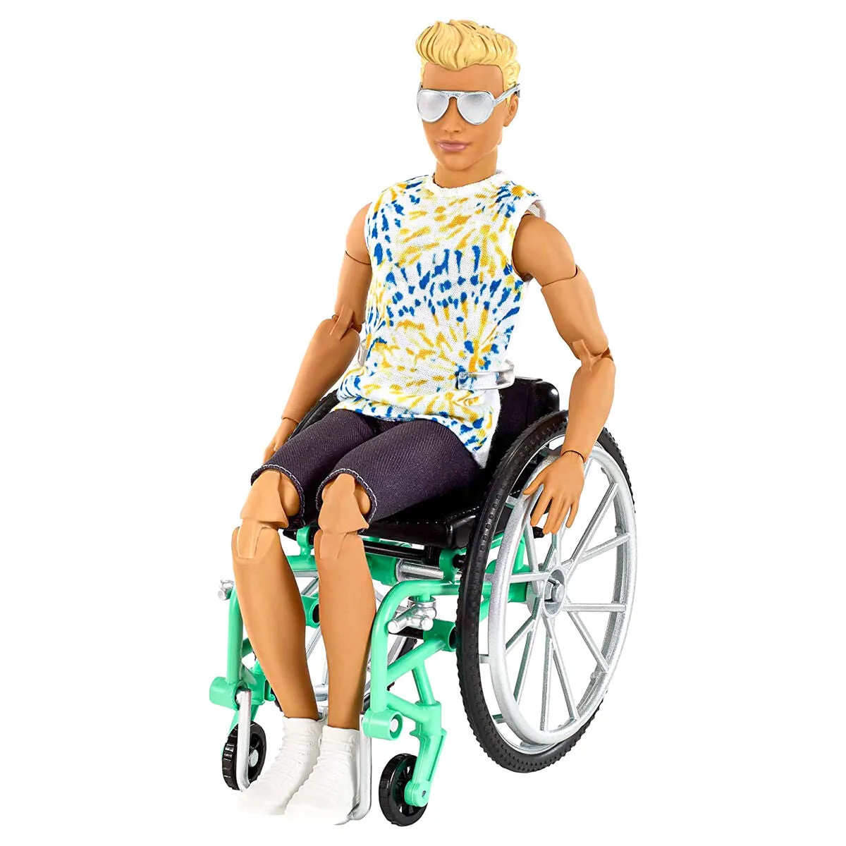 Barbie Ken Fashionistas Doll #167 with Wheelchair and Ramp