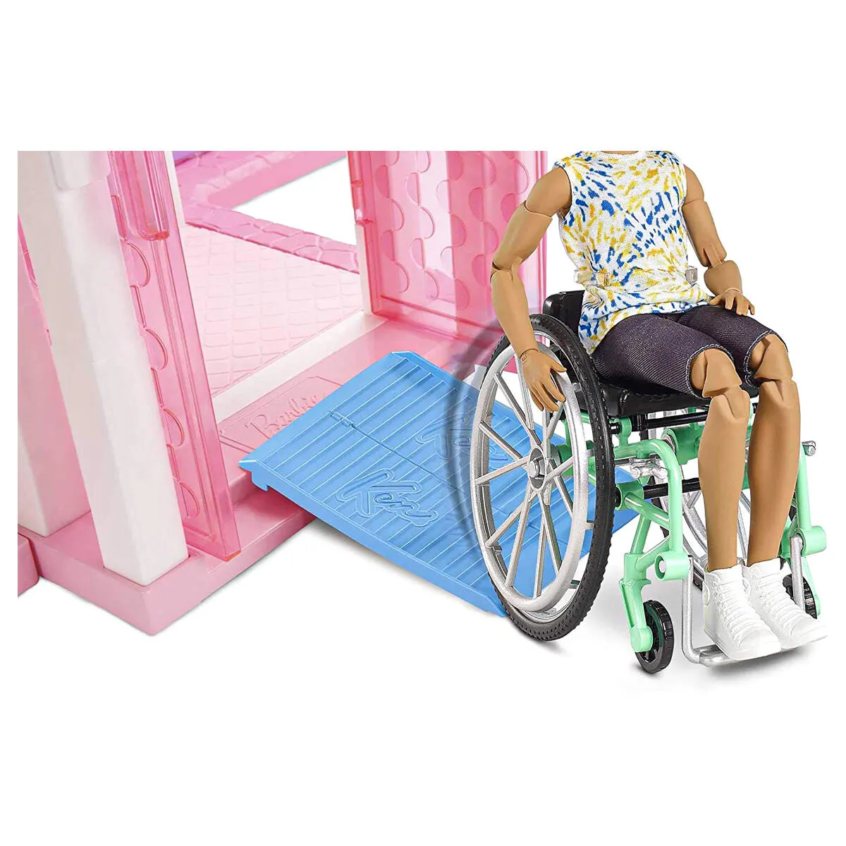 Barbie Ken Fashionistas Doll #167 with Wheelchair and Ramp