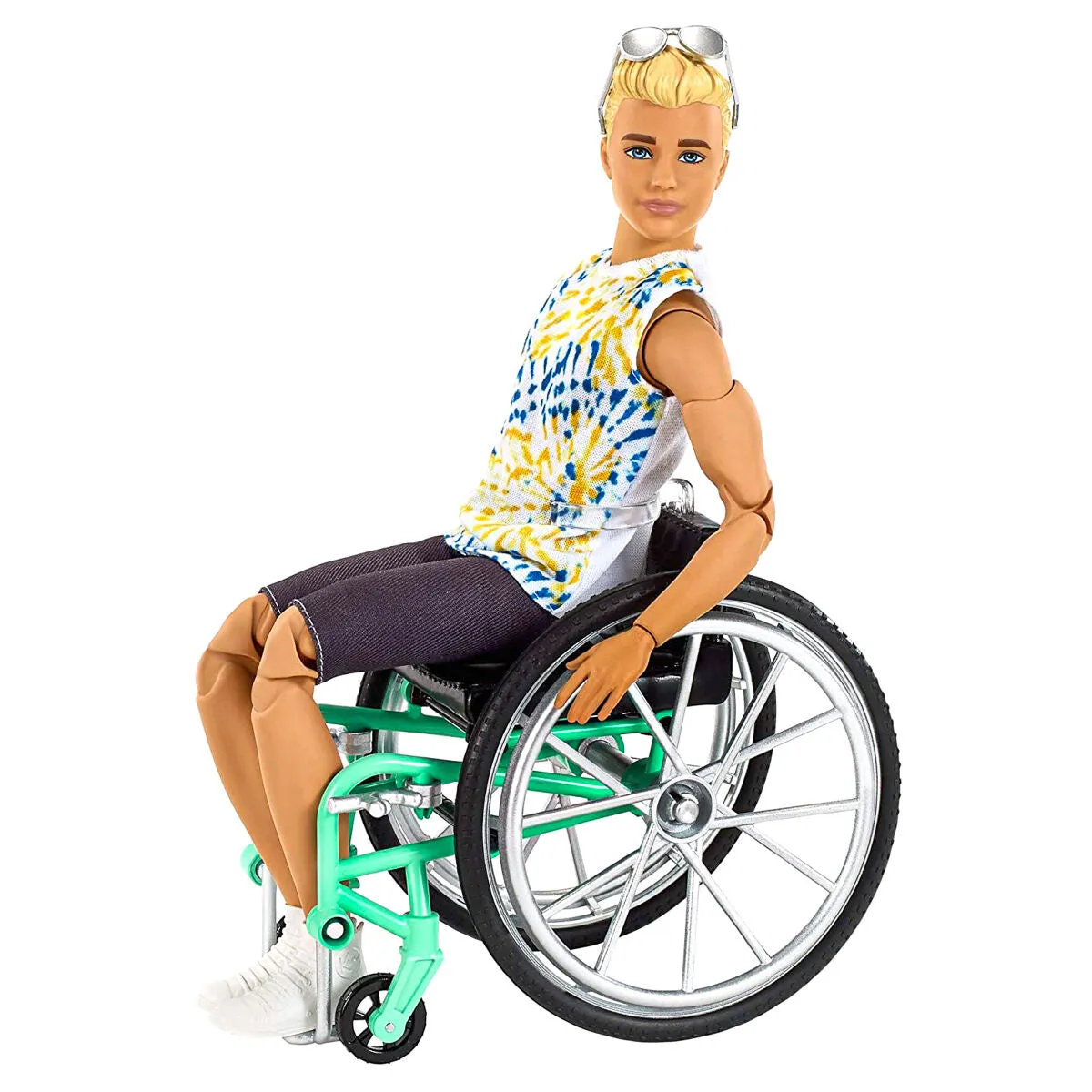 Barbie Ken Fashionistas Doll #167 with Wheelchair and Ramp
