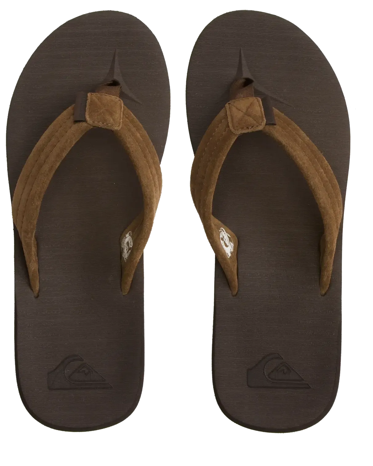 Carver Suede Recycled Flip Flops in Brown