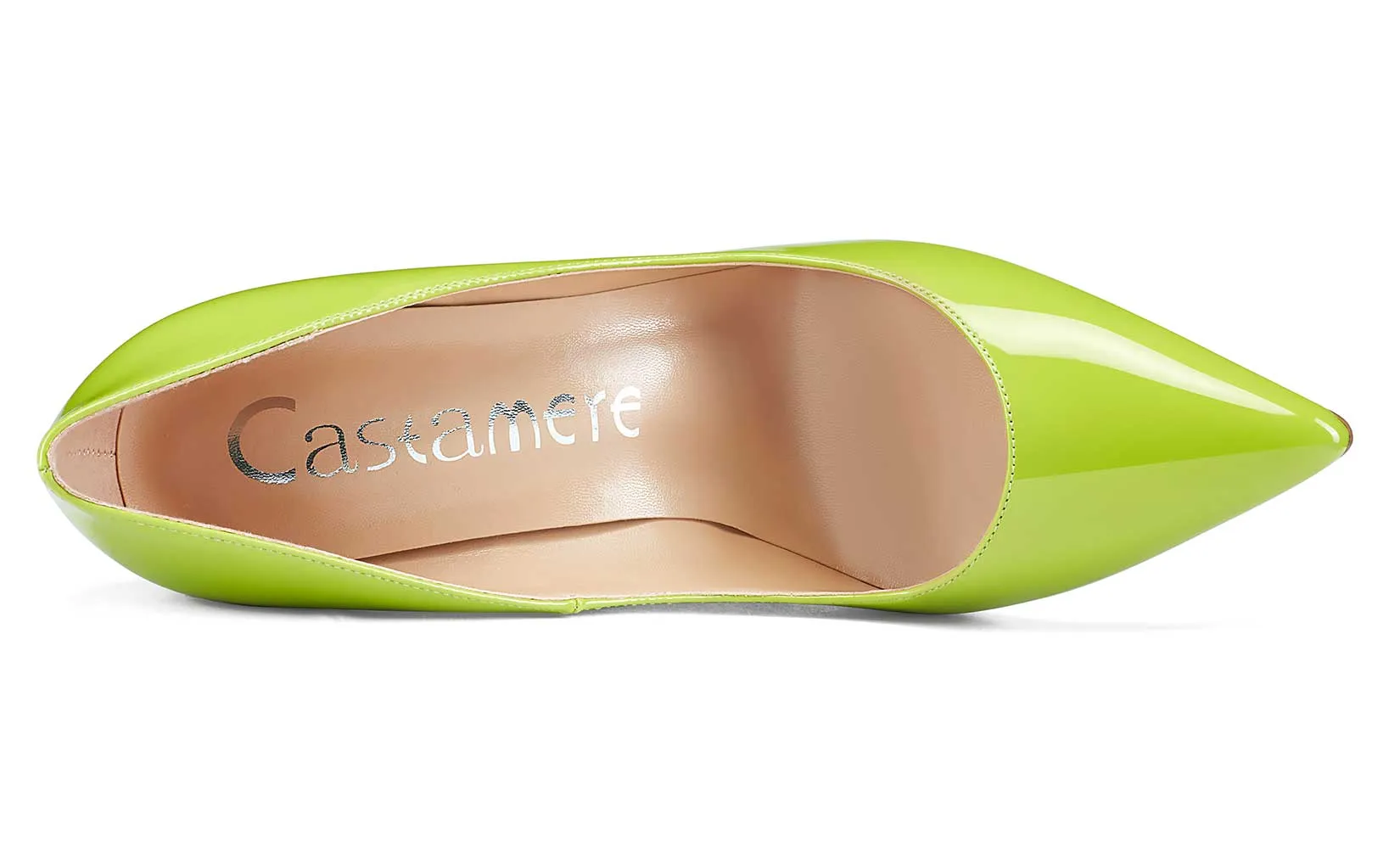 CASTAMERE Womens Sky High Block Heels Pumps Pointed Toe Slip-on 4.7 Inch Heels Shoes
