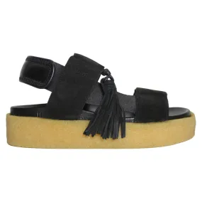 Clarks Originals Crepe Sndl Suede Women's Platform Slingback Sandals