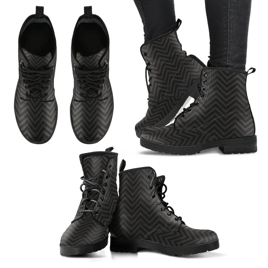 Combat Boots - Classic Pattern #112 | Unisex Boots, Custom Shoes, Hippie Boots, Lace Up Boots, 90s Boots, Women's Boots, Boots Men
