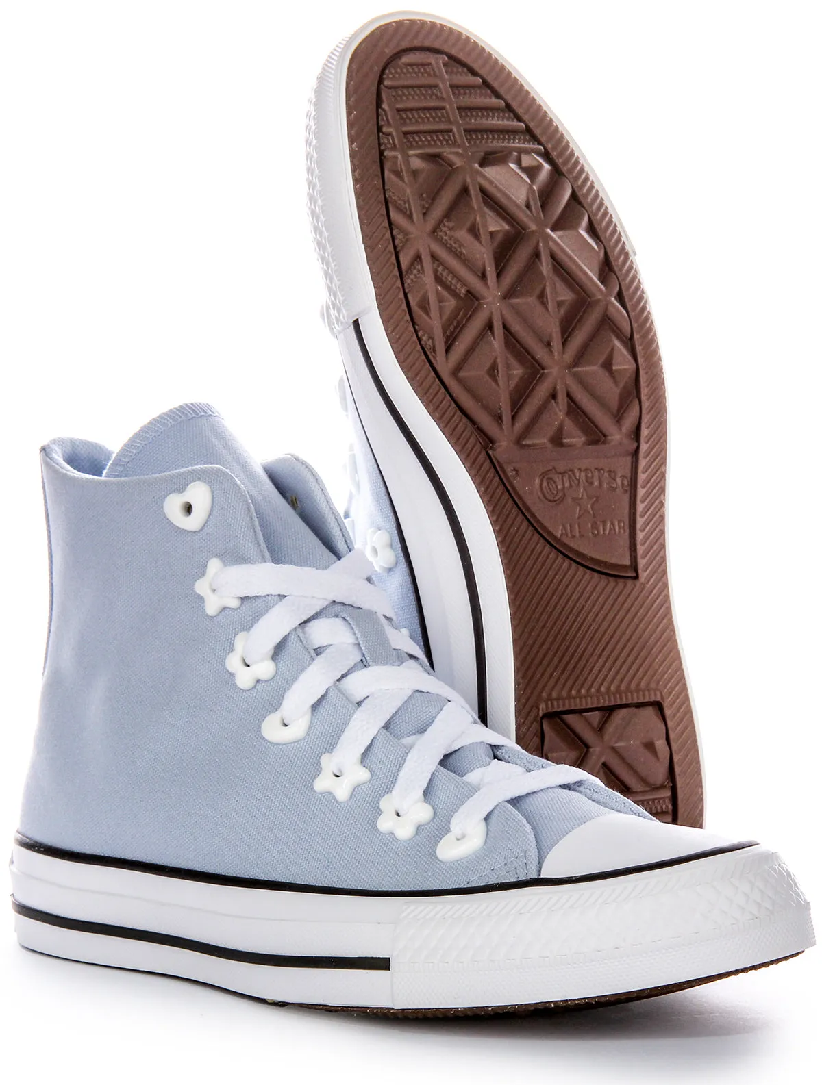 Converse All Star Cloudy Daze Star Eyelets Light Blue