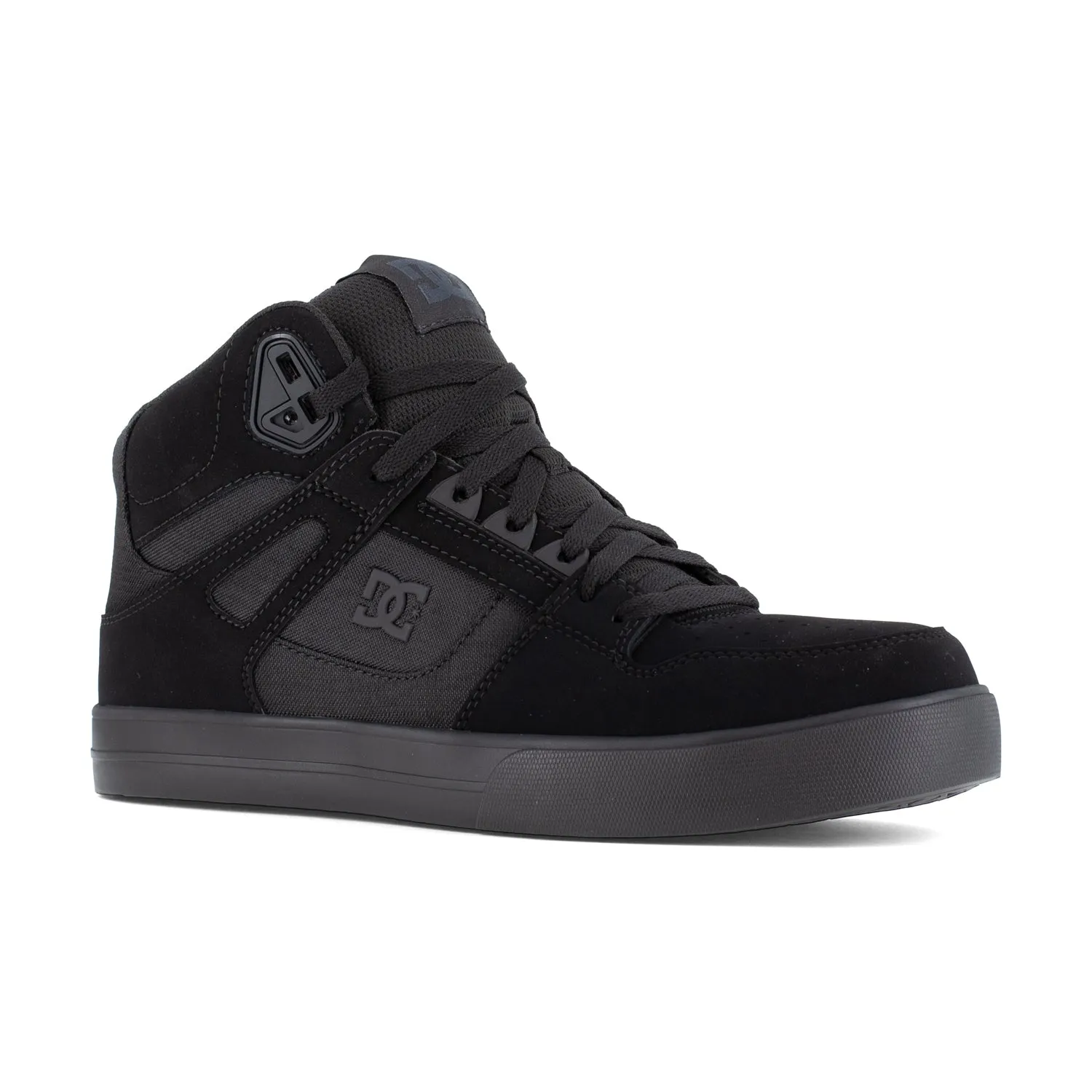 DC Mens Pure Lifestyle Black Nubuck Work Boots 10 W