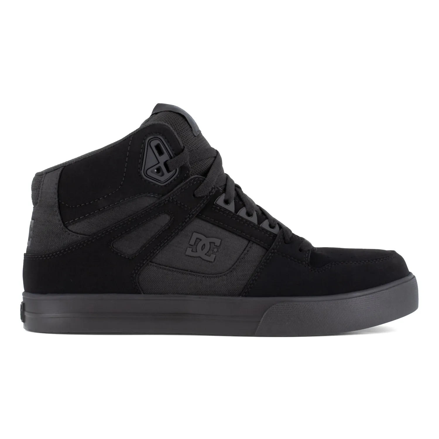 DC Mens Pure Lifestyle Black Nubuck Work Boots 10 W