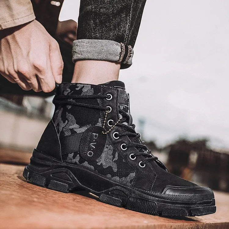 Desert Boots Tactical Non-Slip Camouflage Hiking Work Boots