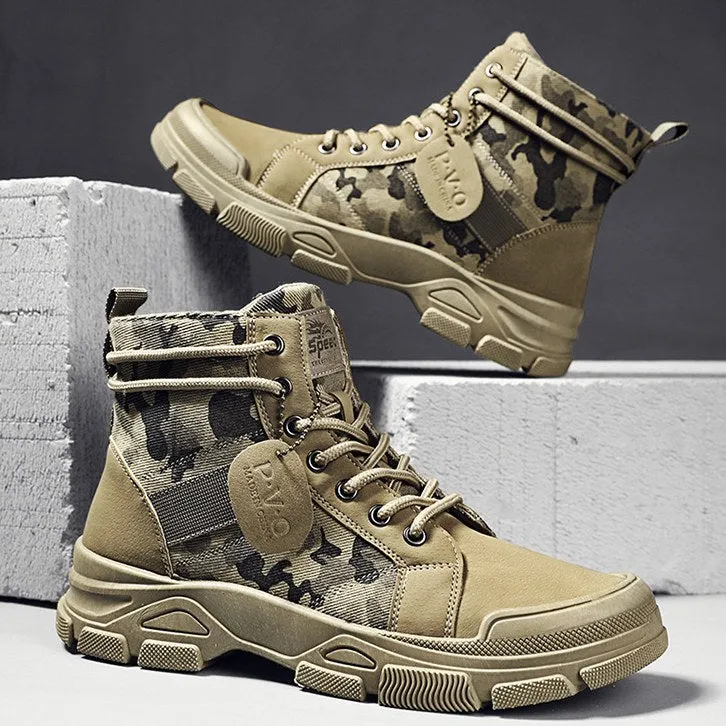Desert Boots Tactical Non-Slip Camouflage Hiking Work Boots
