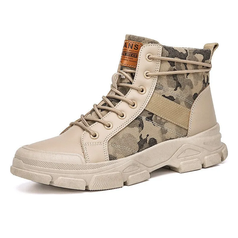 Desert Boots Tactical Non-Slip Camouflage Hiking Work Boots