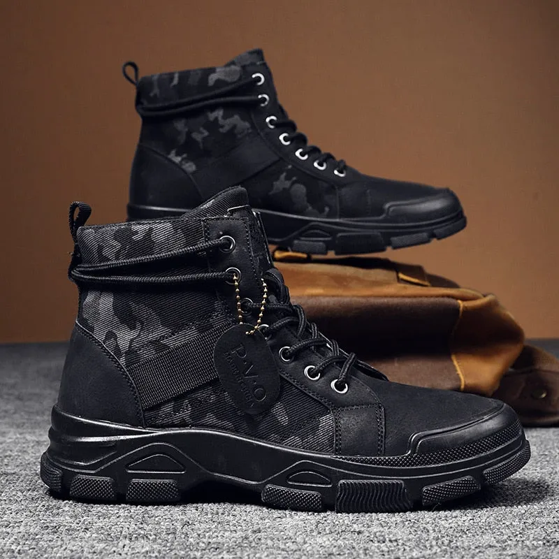 Desert Boots Tactical Non-Slip Camouflage Hiking Work Boots