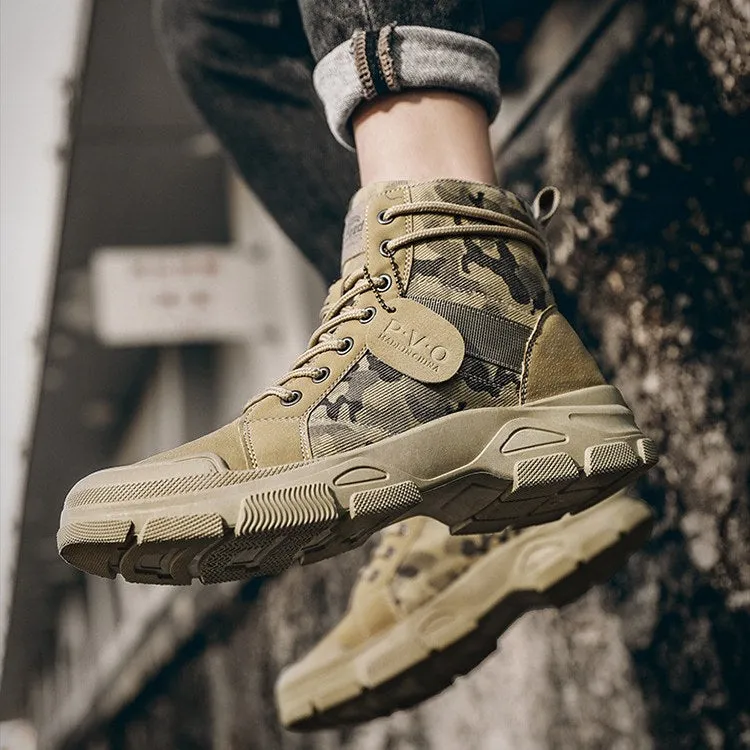 Desert Boots Tactical Non-Slip Camouflage Hiking Work Boots