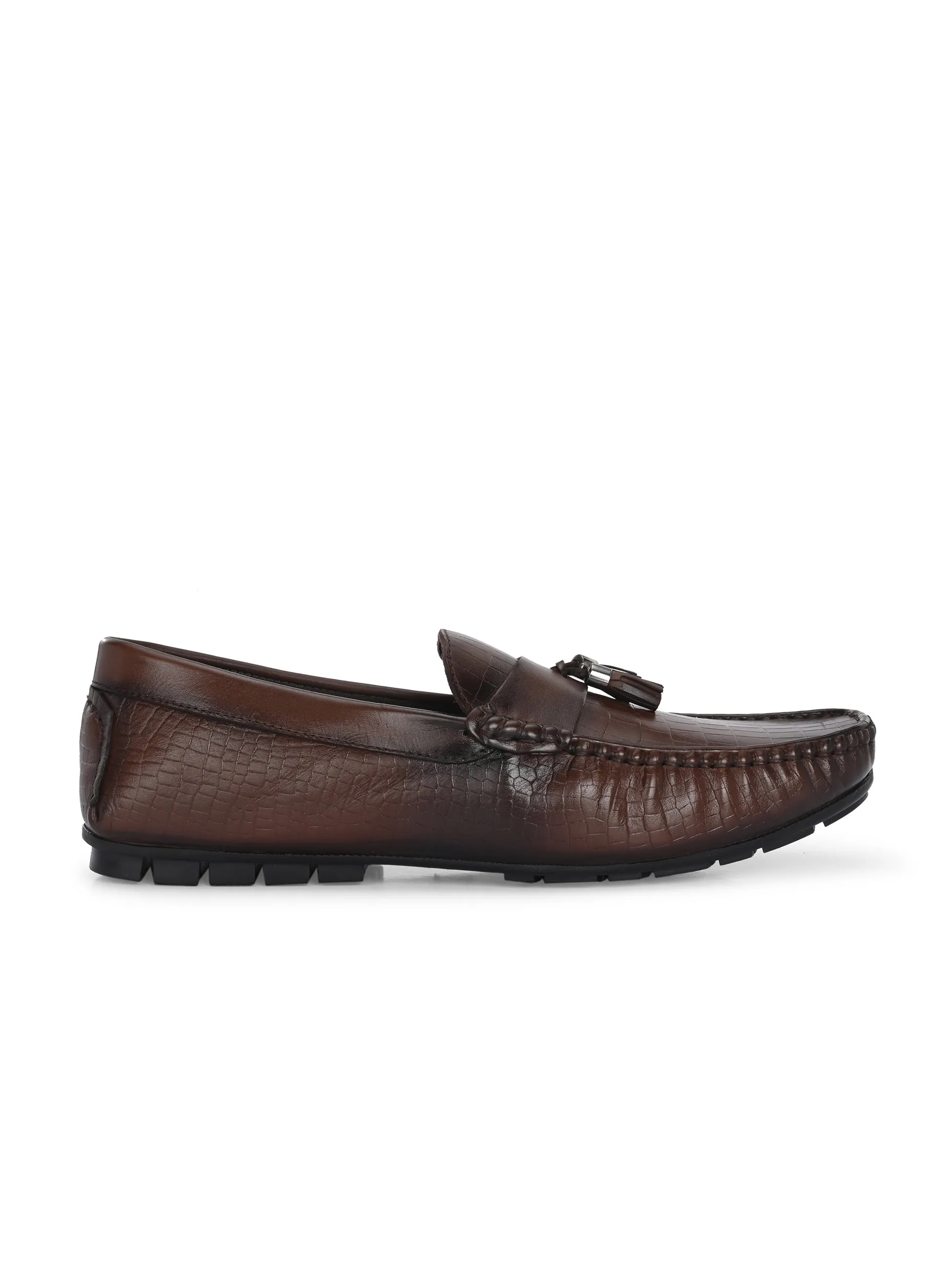 Egoss Tassel Formal Leather Loafers Shoes For Men