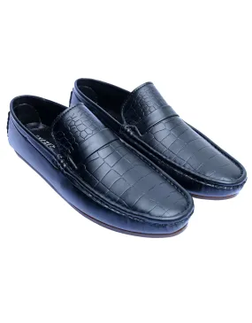 EX-4977-Black-Men Driving Moccasins