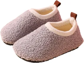 Feather Shoes for Kids Baby Girls Boys Winter Warm Cozy Sneaker Toddler Fuzzy Soft Outdoor Sport Flat Shoes