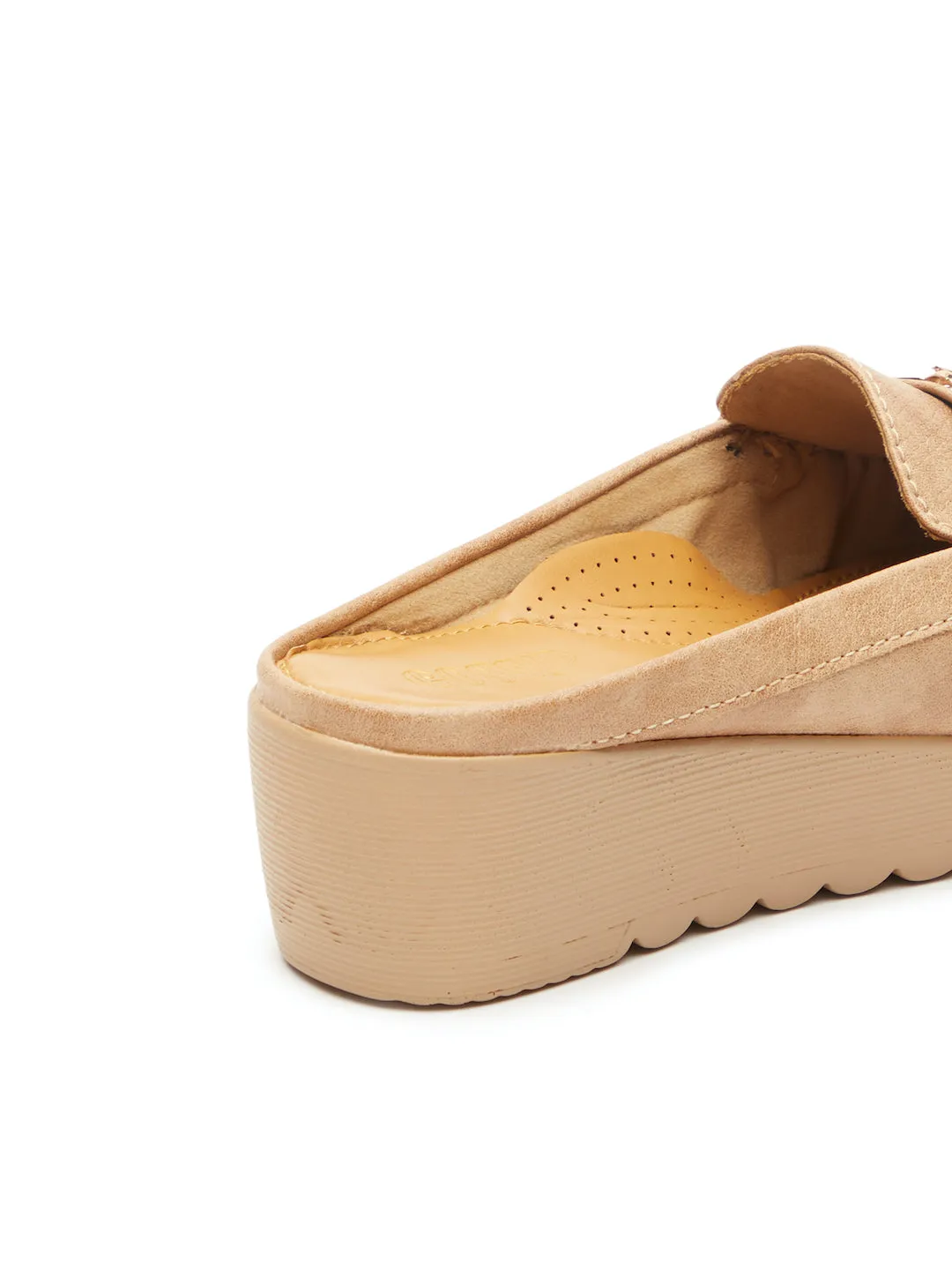 GOSSIP WOMENS DARK BEIGE MOCCASINS