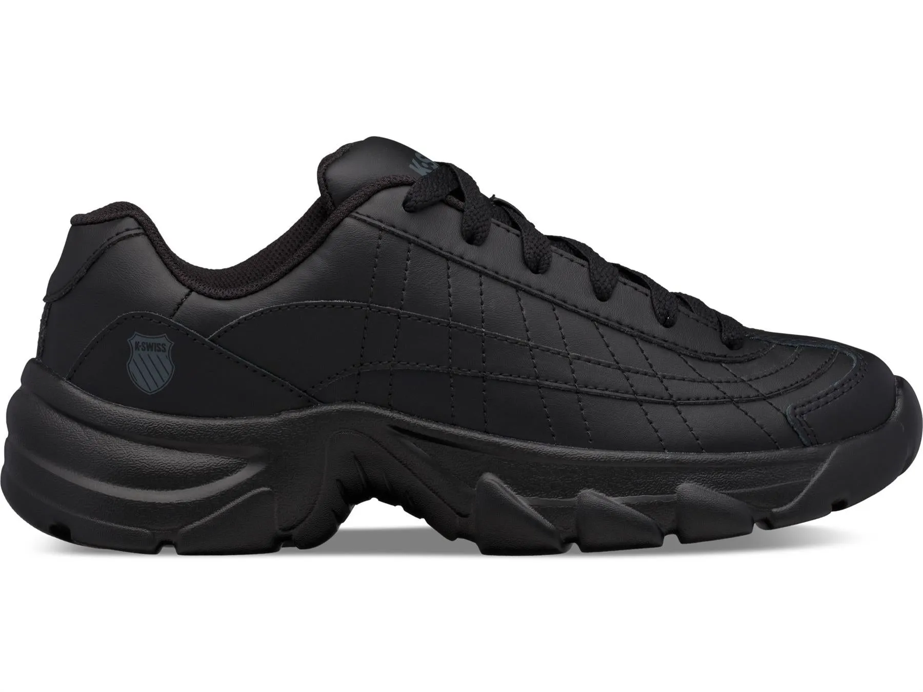 K-Swiss Mens ST129 Ultra Lightweight Sleek Trainers in Black