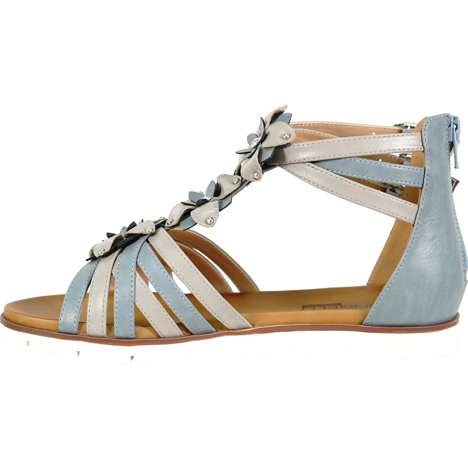 KOZI Women Sandal LILA Comfort Flat Sandal Blue