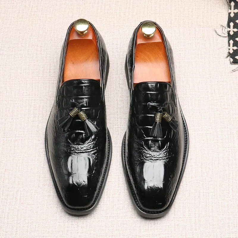 Lustrévo Pantherique Dress Loafers