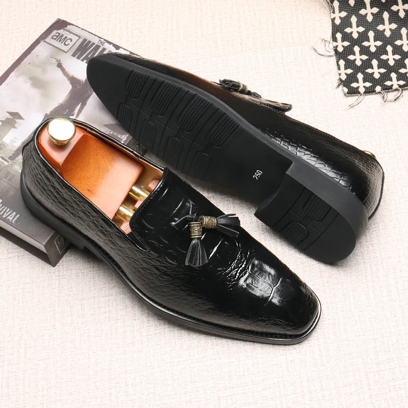 Lustrévo Pantherique Dress Loafers