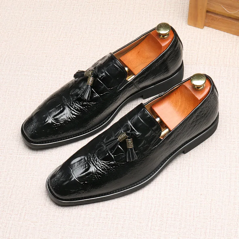 Lustrévo Pantherique Dress Loafers
