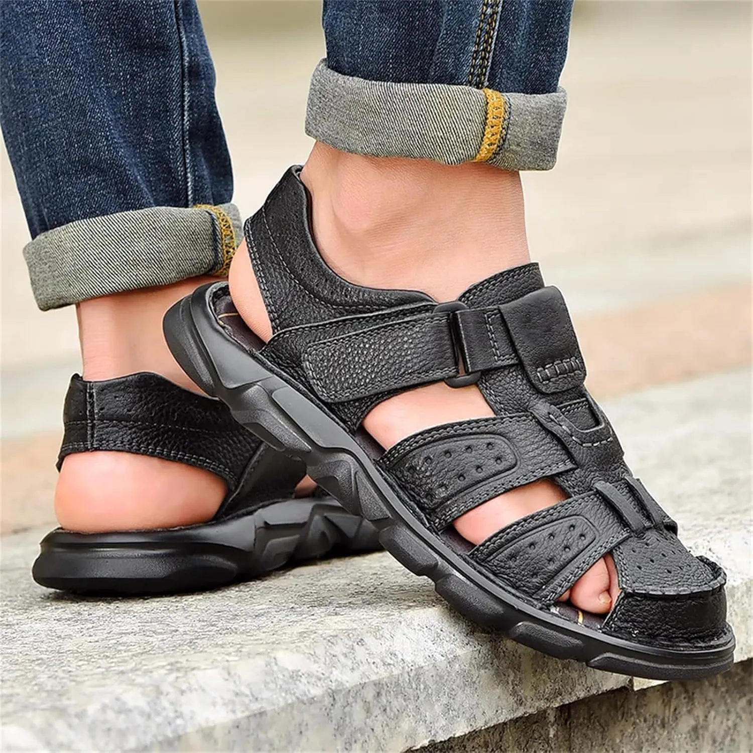 Men Sandals Summer Outdoor Walking Sneakers Breathable Sandals