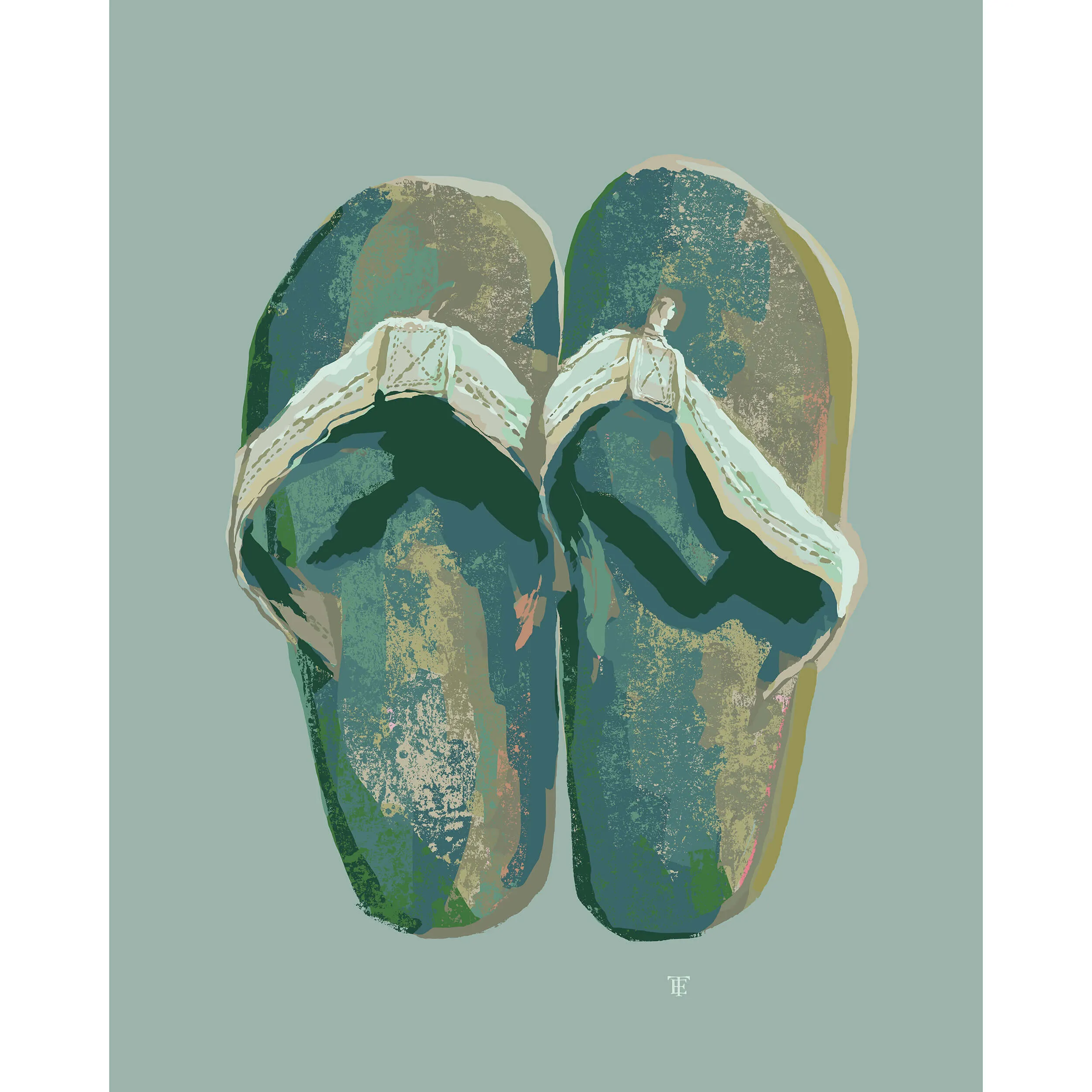 Men's Flip Flop Art