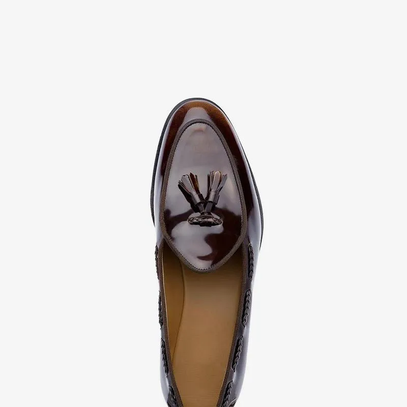 Men's Tassel Loafer Slip-On Shoes