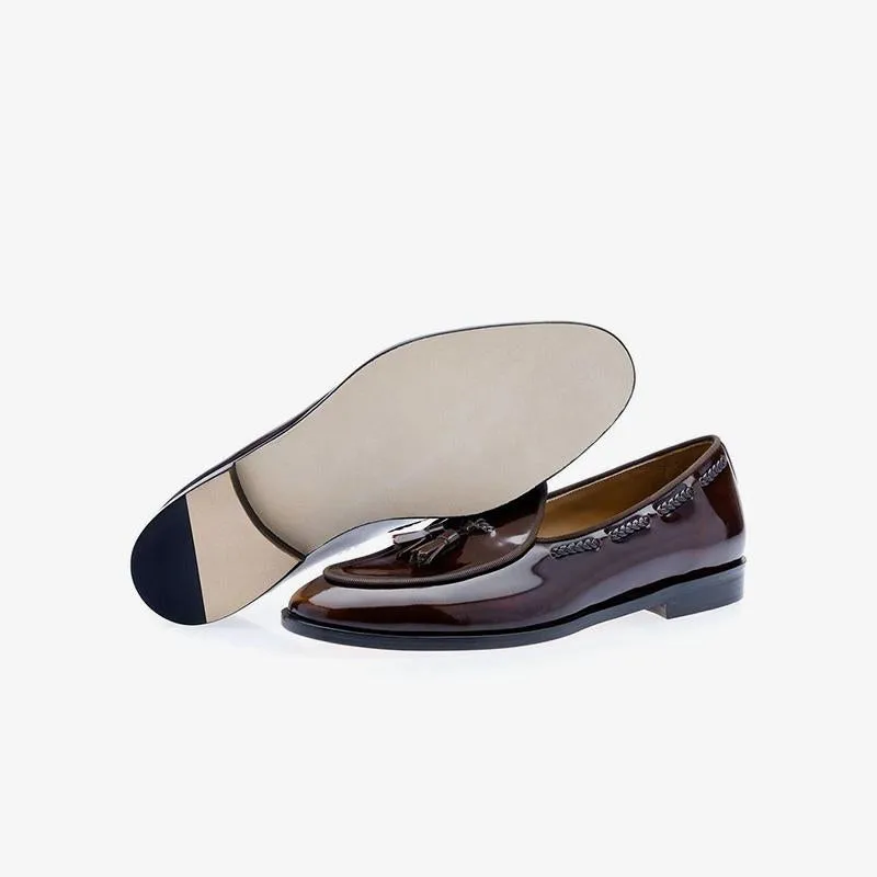 Men's Tassel Loafer Slip-On Shoes