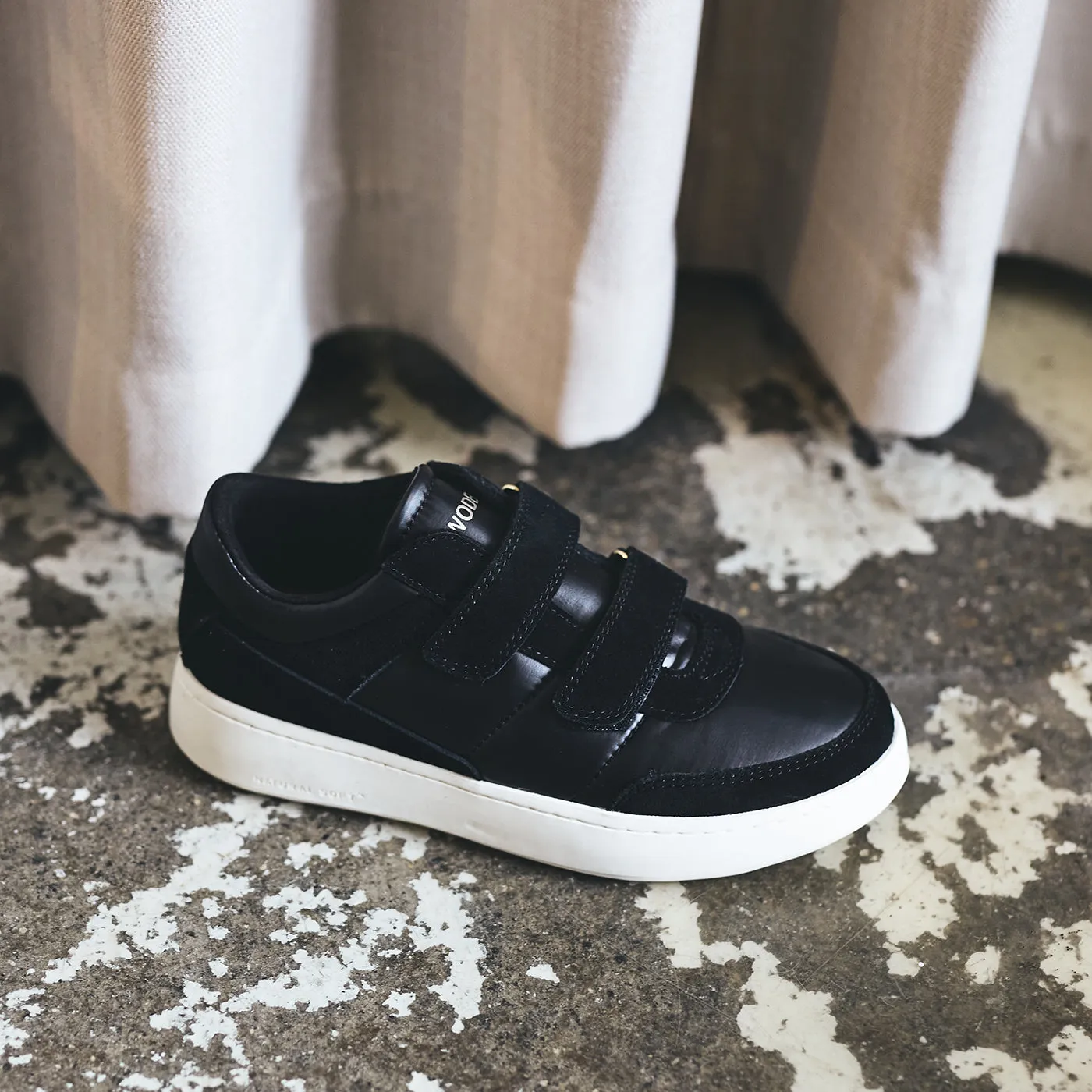 Monica Metallic Nylon - Black