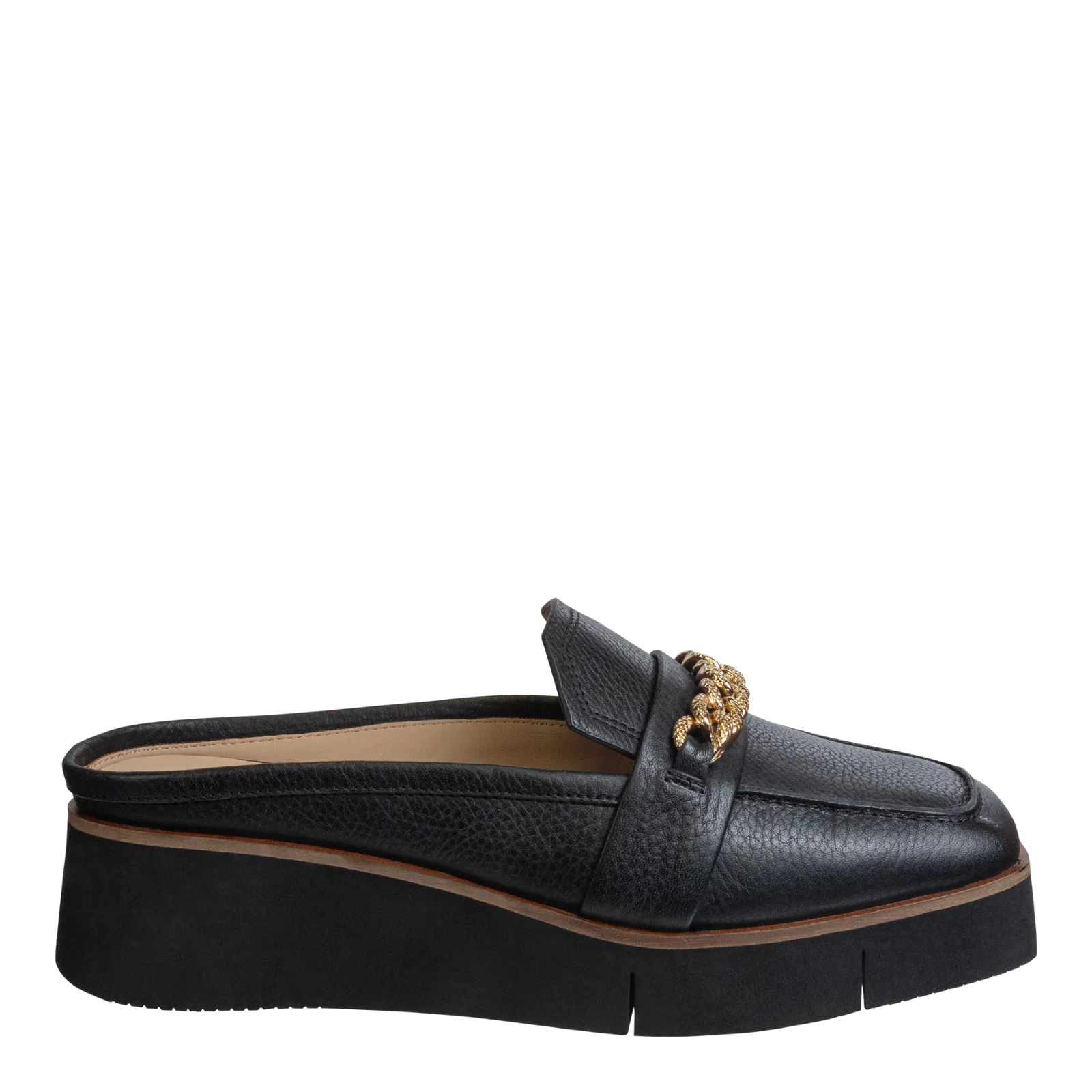 NAKED FEET - ELECT in BLACK Platform Mules
