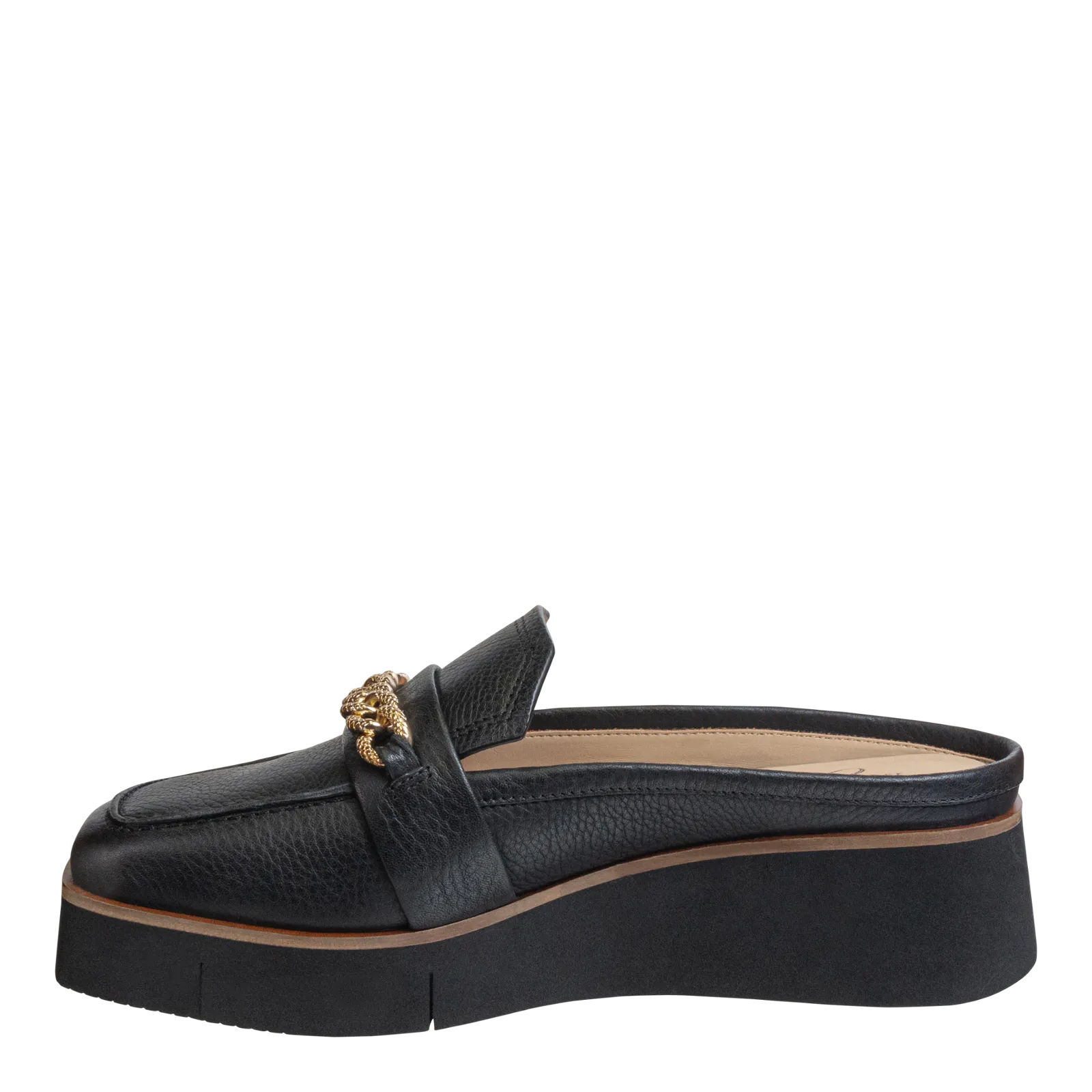NAKED FEET - ELECT in BLACK Platform Mules