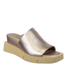 NAKED FEET - INFINITY in ROSE GOLD Wedge Sandals