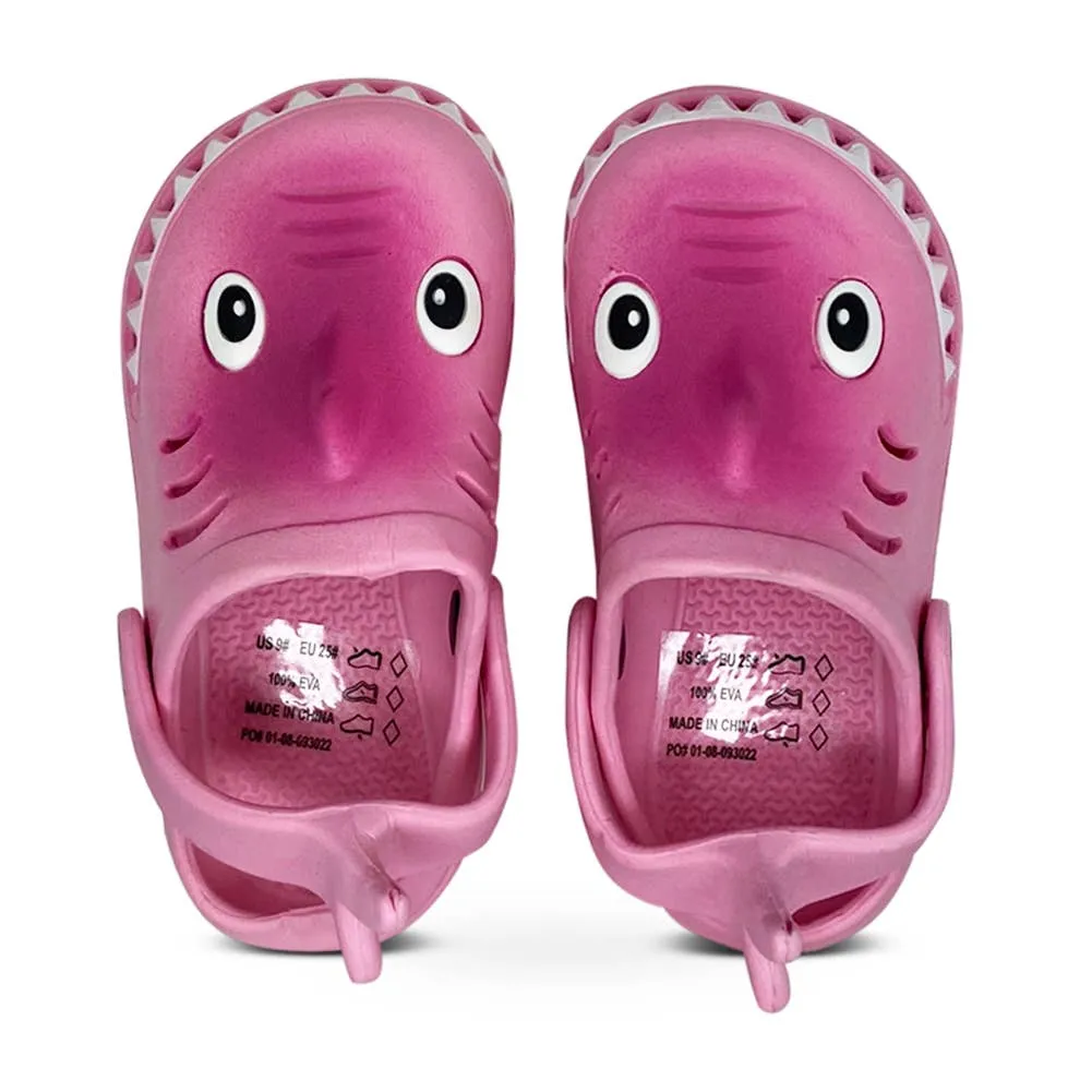 Norty TODDLER GIRL 6-11 CLOG SHARK PINK