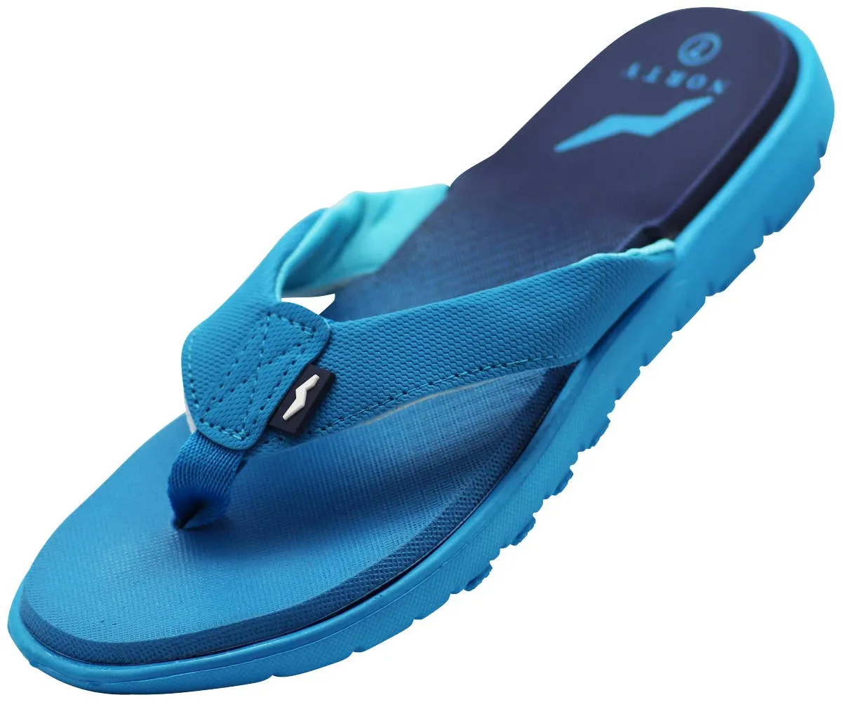 Norty WOMENS 6-11 ATHLEISURE SANDAL BLUE
